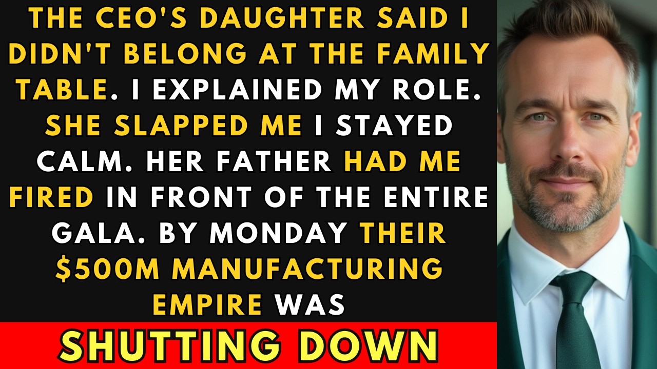 CEO's Entitled Daughter Slapped Me At The Gala — Then Their $500M Empire Started To Collapse