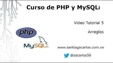 Video Tutorial 5 Curso de PHP Estructurado y MySQLi