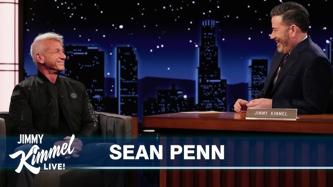 Sean Penn Walks Off Jimmy Kimmel's Show After Heated Clash - YouTube