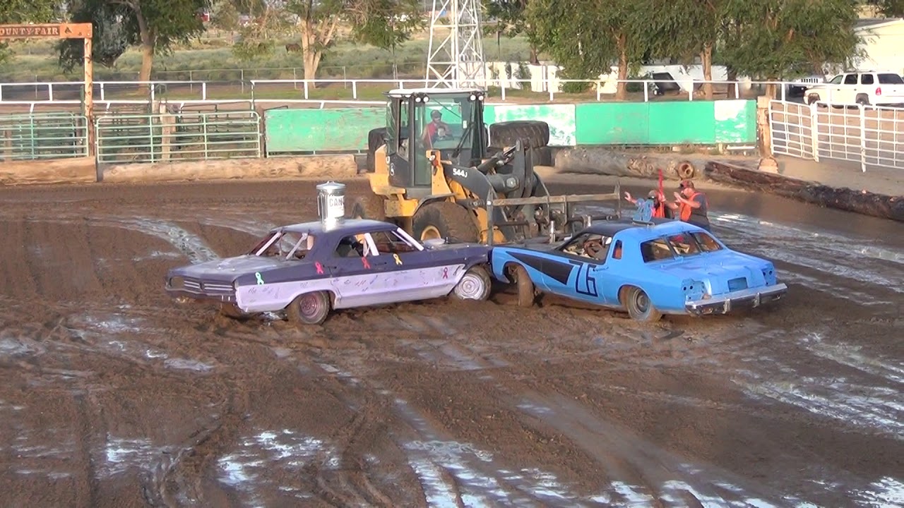 2019 Burns Demolition Derby Powder Puff YouTube