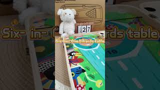 Eco-Friendly Wooden Tabletop Game | 5 Games, Endless Fun
