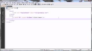 CSS and CSS3 Tutorials  |  Hiding an Element