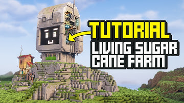 How I made the first structure block featured Sugarcane Farm in Minecraft | Tutorial