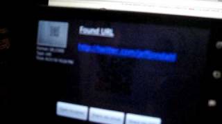 Live QR-Code Reading Demo Using Google Barcode Scanner on Nexus One .AVI