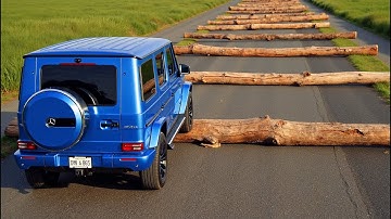 Cars vs 100 Fallen Trees Challenge #1 in BeamNG Drive!