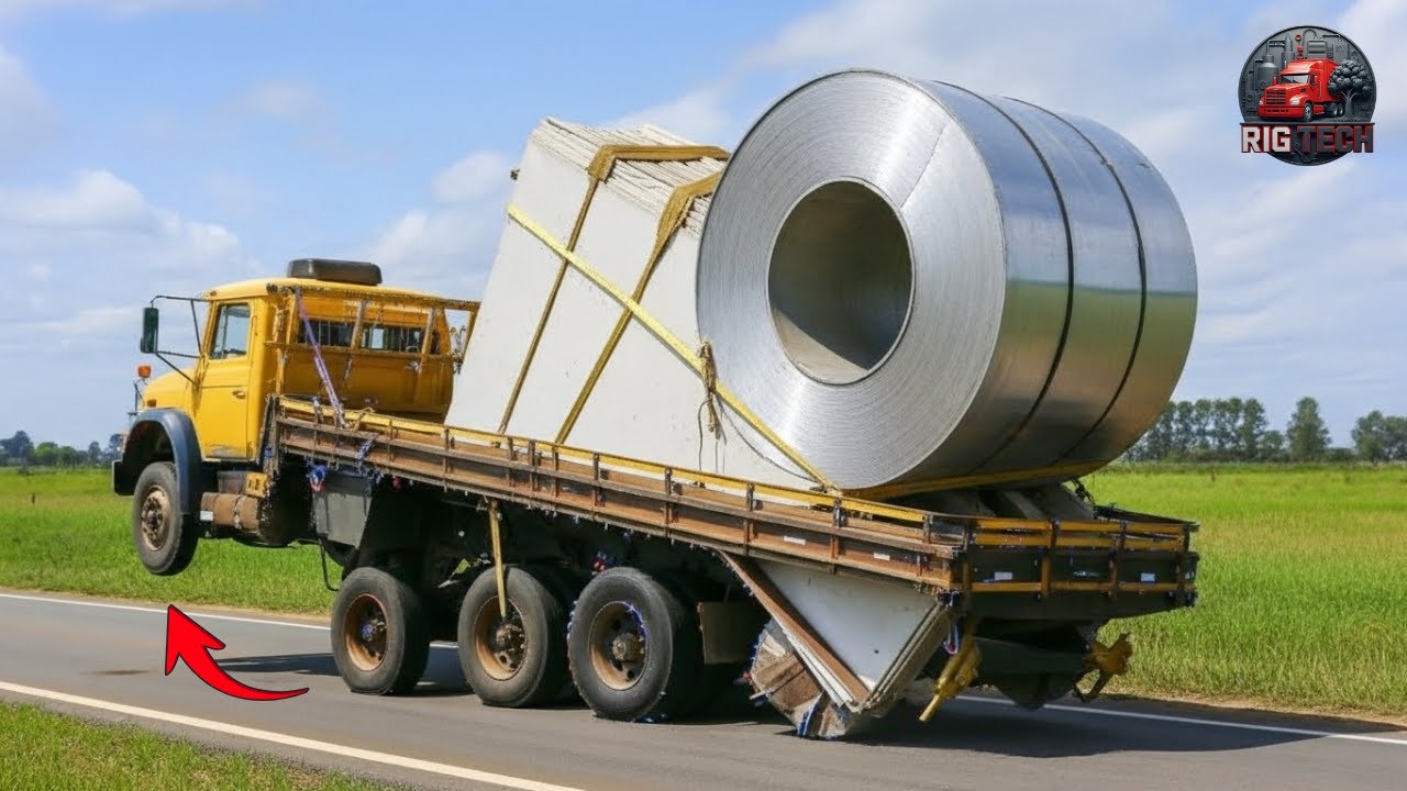 Dangerous Idiots Fastest Truck & Heavy Equipment Disasters | Extreme Oversized Transport Fails #27