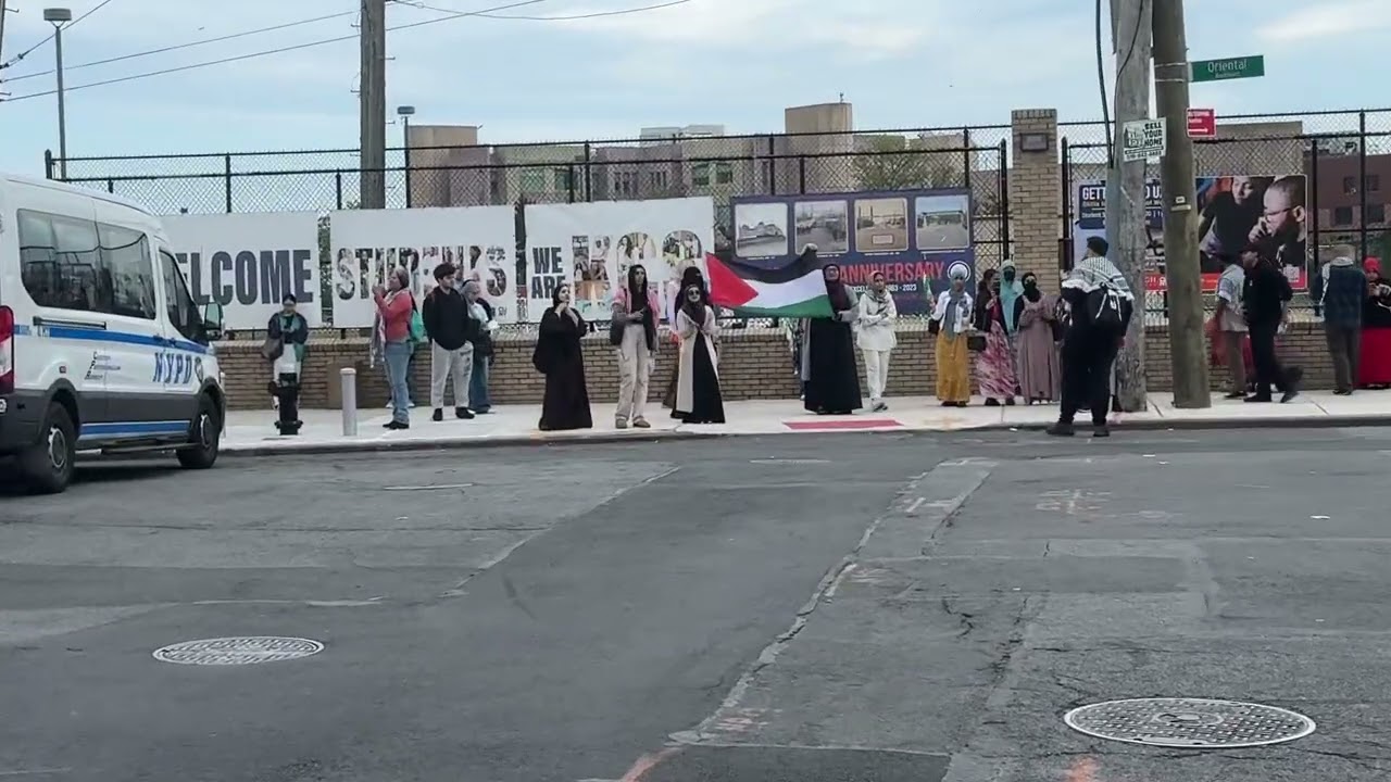 Pro Palestine protest , Brooklyn, Kings Boro College 5.13.2024