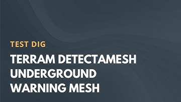 Test Dig: Terram Detectamesh Underground Warning Mesh