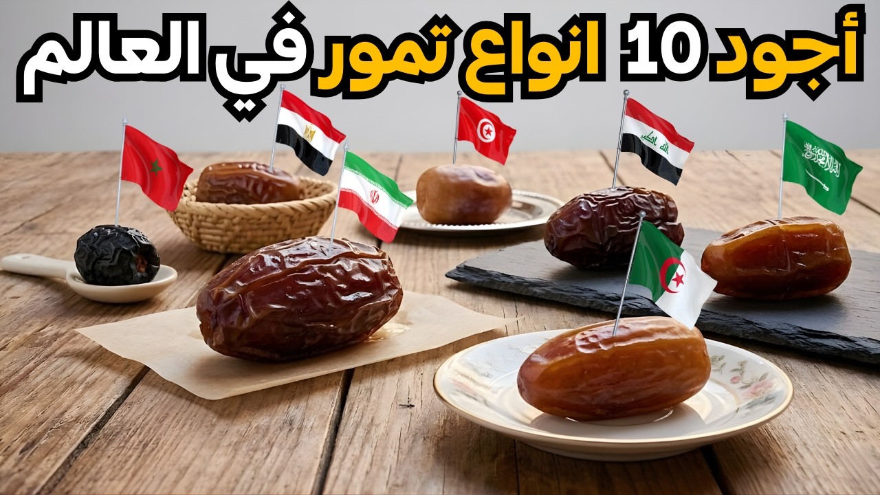 ترتيب صادم لأجود 10 انواع تمور في العالم 2026 | منافسة مشتعلة و مفاجئات غير متوقعة!!