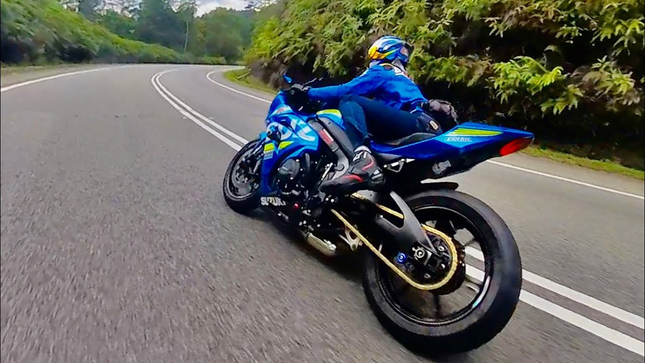 Ride cameron higland downhill with cbr1000rr and suzuki