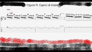 Yngwie  M. Caprici Di Diablo (Free Tabs) + Lesson