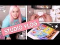 STUDIO VLOG -  Enamel Pins, Printing & Packaging