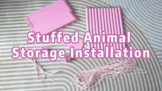 Stuffed Animal Storage Installation