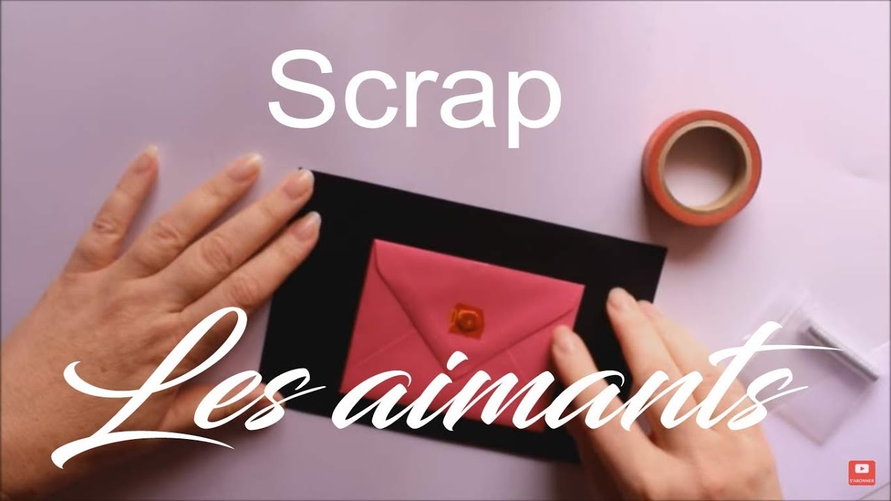 Pourquoi, comment utiliser les aimants dans vos albums de scrap