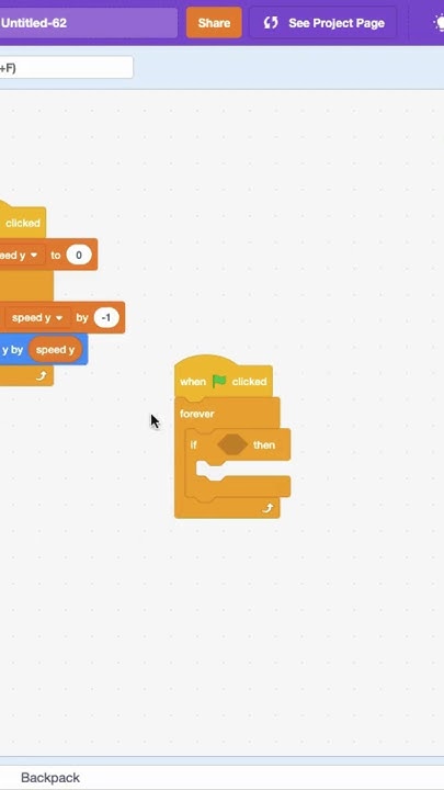 gravity in scratch #scratch #coding #programming #gravity #games - YouTube image.