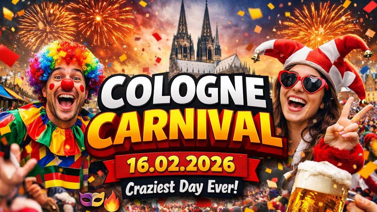 Karneval in Cologne (16 Feb) – Pure Madness! 🇩🇪
