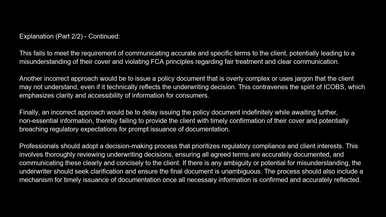 Advanced Underwriting Exam  CII  Free Practice Test And Answers Updated