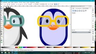 Promocean Mascot - simple Penguin in Inscape