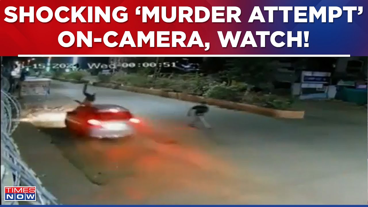 Unknown Assailants Try To Run Over Man In Andhra Pradesh, Shocking 'Murder Attempt' On-Camera