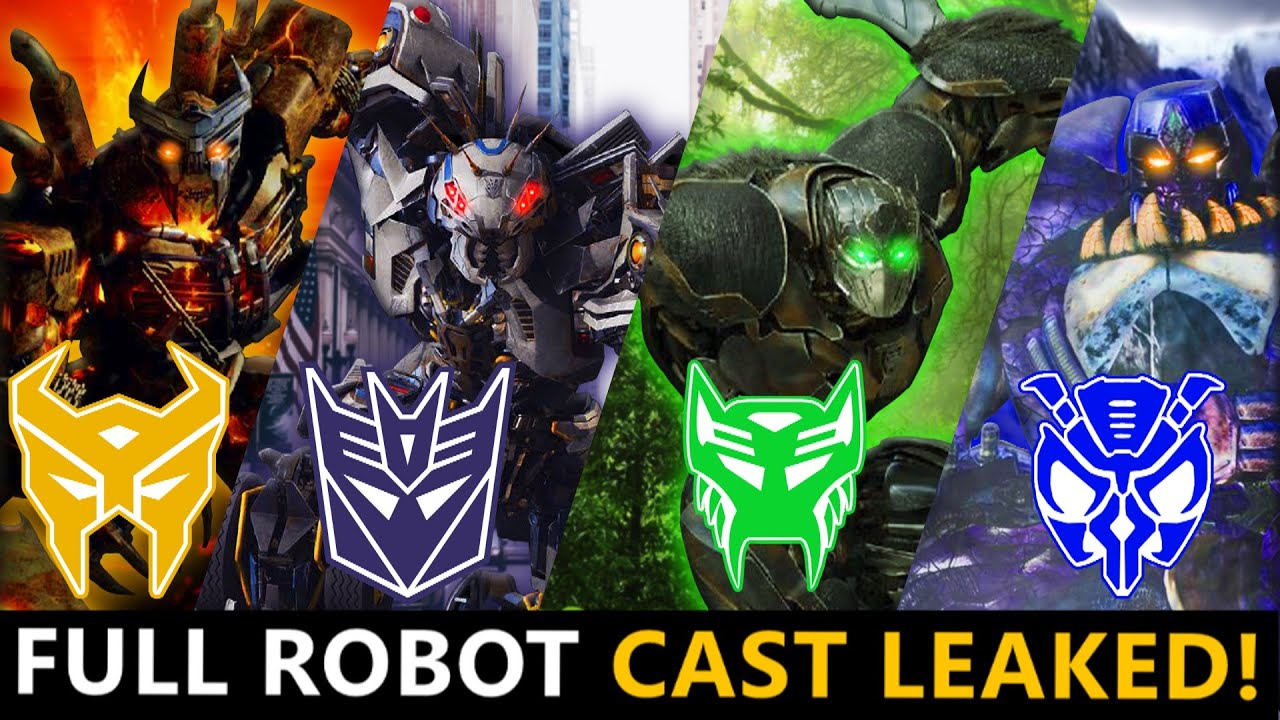 Transformers 7 Rise Of The Beasts(2023) All Cast Robots, Confirmed