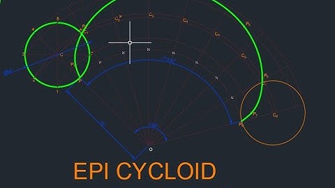 How to Draw a Epi Cycloid in Auto CAD