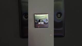 Finally replaced that old light switch with a sleek new one — small change, big difference!