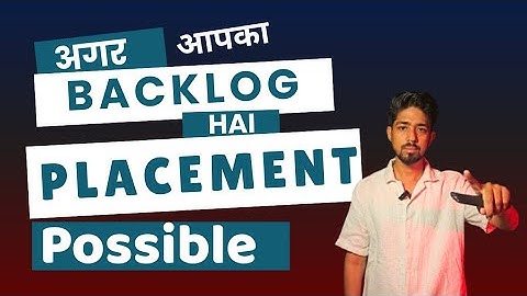 Backlog if possible for placement yes or no ? | galgotias university | Rishikesh pandey vlog 