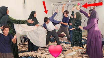 A tense proposal: Reza