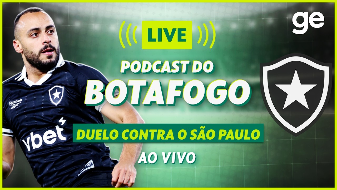 AO VIVO! GE BOTAFOGO ANALISA EMPATE CONTRA O SÃO PAULO PELO BRASILEIRÃO | #podcast | ge.globo