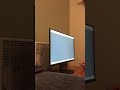 My freind at my house showing broken hp on tv screen