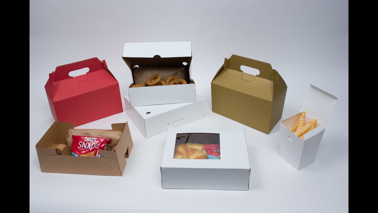 Eco Friendly Catering And Takeout Boxes From Splash Packaging Youtube