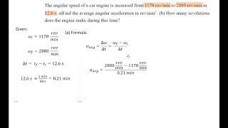 G12 Sample Problem 1 Rotational Kinematics G12 Sample Problem 2 Rotational Kinematics