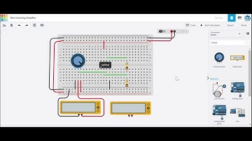 Non Inverting Amplifier | Tinkercad