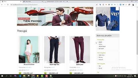 Giới thiệu website, đồ án bán hàng thời trang nam cơ bản chuẩn seo 2021
