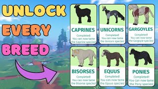 Journal Quests Detailed Guide! How To Unlock Taming For EVERY BREED! | Horse Life