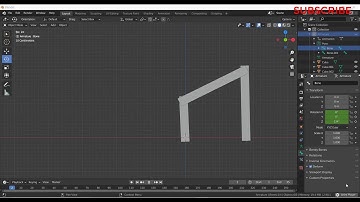 FOUR BAR MECHANISM RIGGING IN BLENDER
