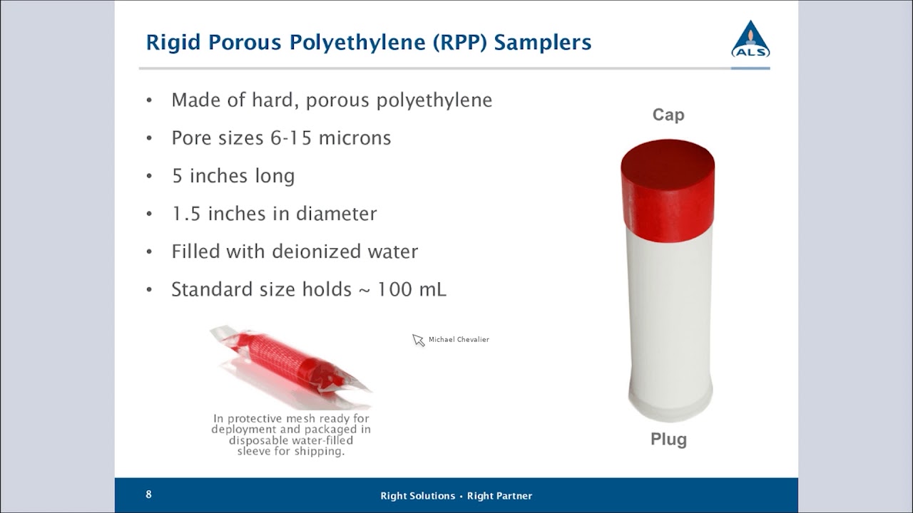 Webinar Wednesday - Passive Sampling of Groundwater with Michael Chevalier