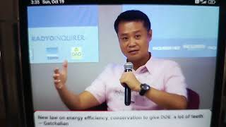 DOE implemented New Law on Energy Efficiency and Conservation - Sherwin Gatchalian 