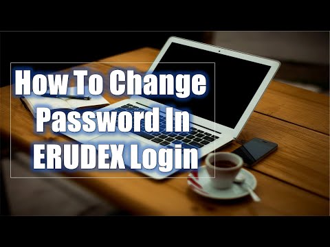 ERUDEX-How to change Password in ERUDEX login