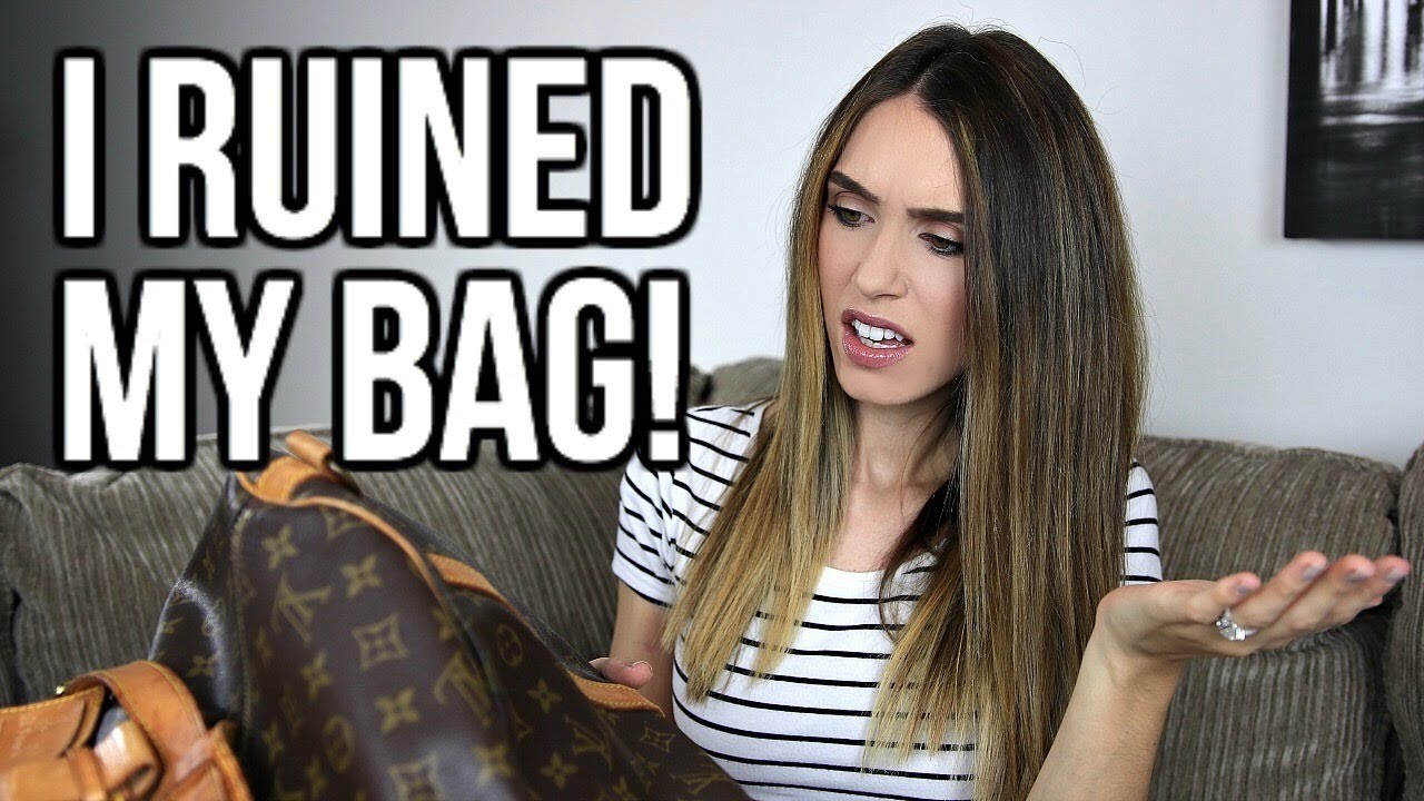 I RUINED MY LOUIS VUITTON BAG! | WHAT NOT TO DO | Shea Whitney - YouTube