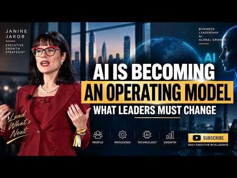 AI Is Becoming an Operating Model: What Leaders Must Change — Daily Executive Intelligence with Janine Jakob