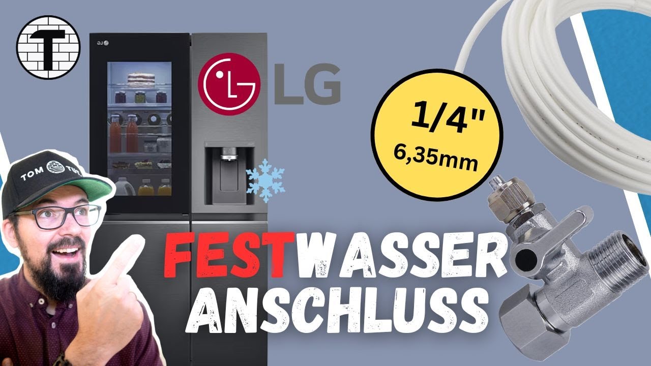 LG Side-by-Side-Kühlschrank – Festwasseranschluss # TomTuT