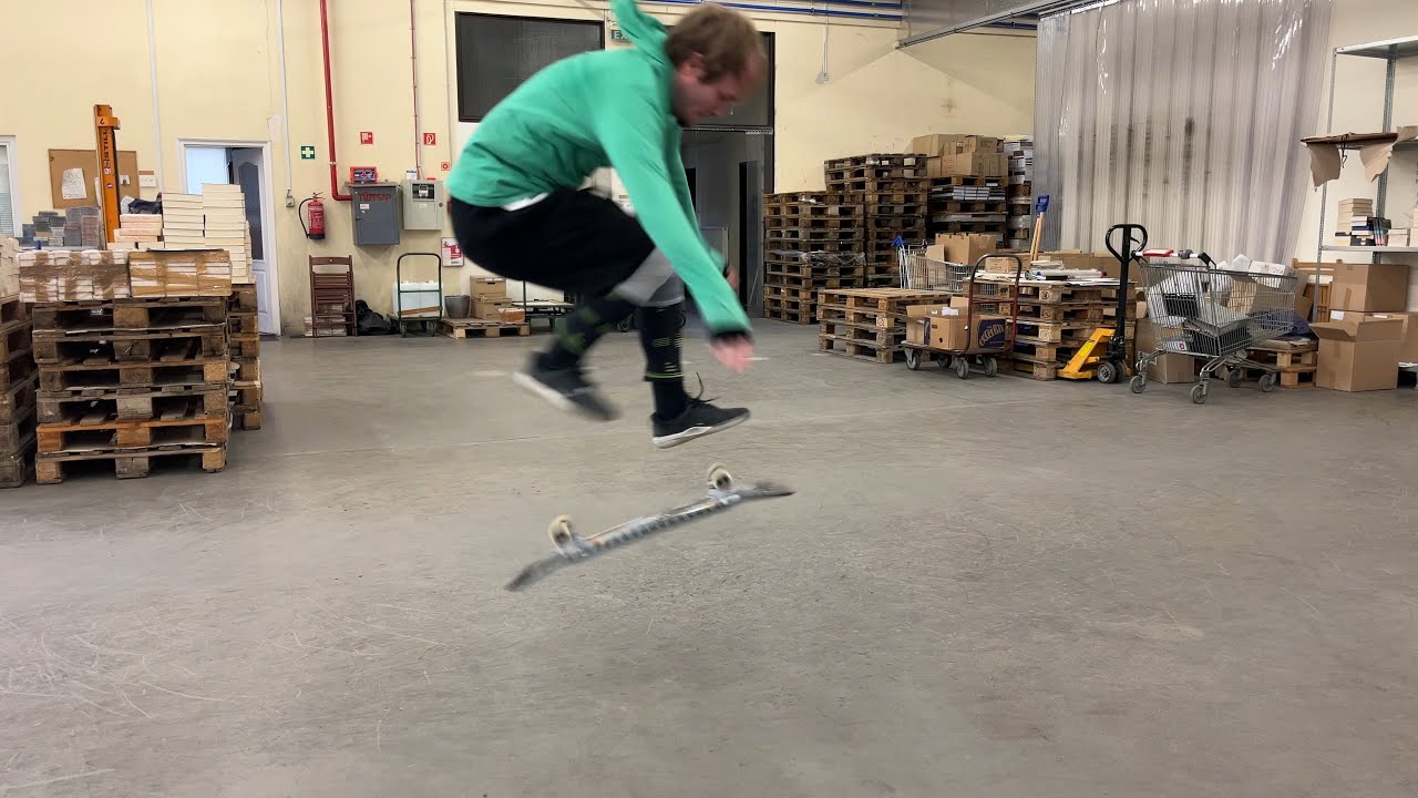 Testing 2 top bushings setup, practicing treflip and tweaking my flips