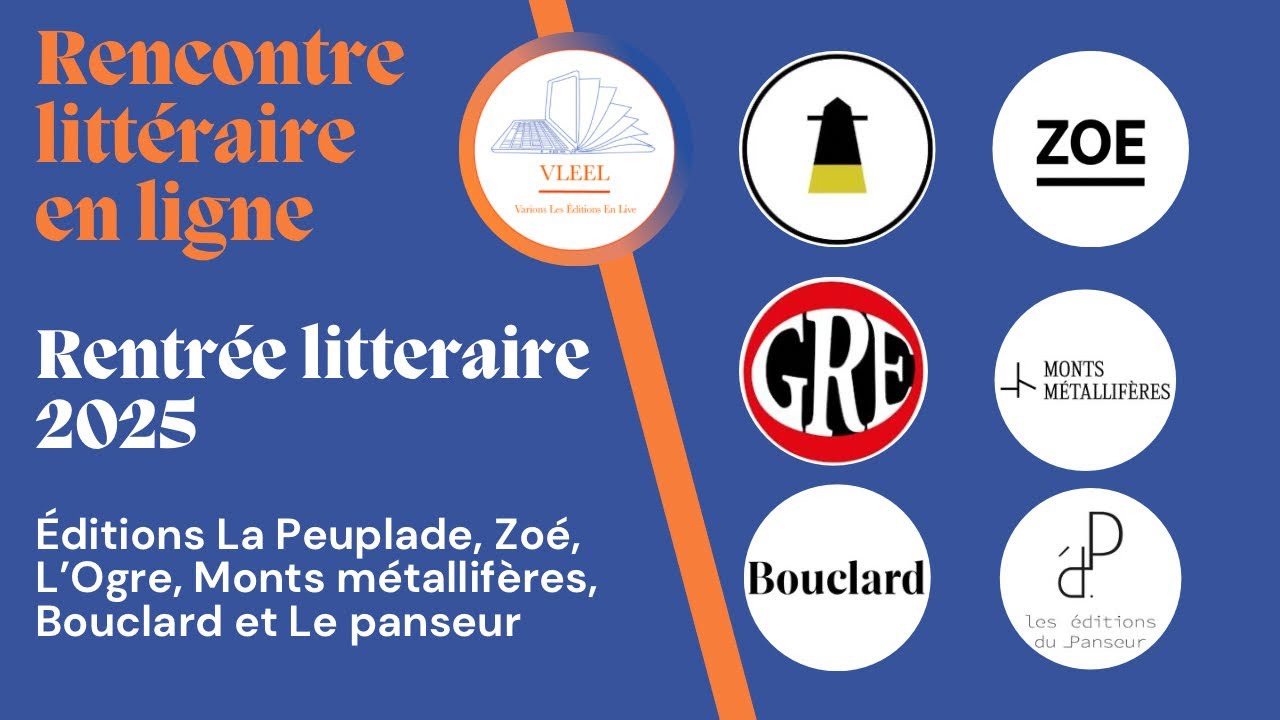 VLEEL 356 Rentrée littéraire 2025, Acte 1, 6 maisons d'édition indépendantes présentent leurs titres