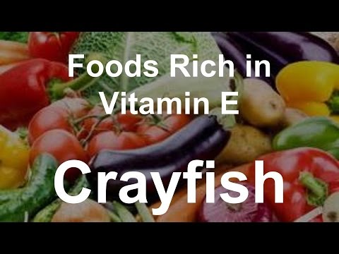 Foods Rich in Vitamin E - Crayfish