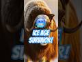 😱This Animal Survived the Ice Age?!#learnaboutanimals #muskox #wildlife #animalshorts #zooanimals