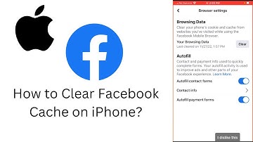 How to Clear Facebook Cache on iPhone? Clear Cache Facebook App iPhone