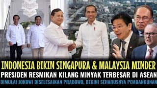 Download Lagu INDONESIA BIKIN SINGAPURA \u0026 MALAYSIA MINDER🤣 PRESIDEN PRABOWO RESMIKAN KILANG MINYAK TERBESAR ASEAN MP3
