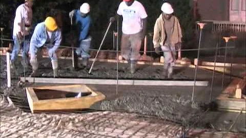 Concrete Pour Video