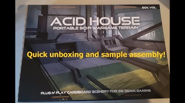 Quick Unboxing - Acid House Terrain Sci Fi set